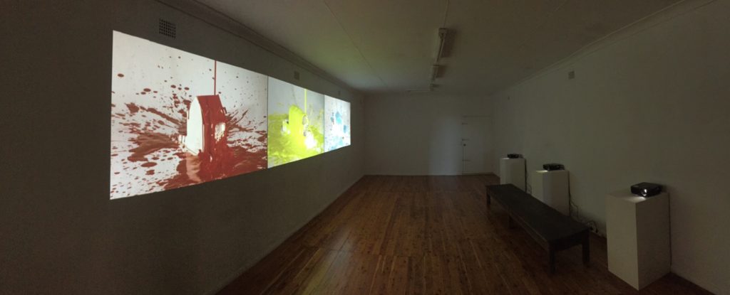 InstallationViewPaintingTown-PtgTwnRYB3channelvideo