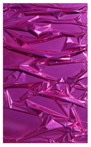New Earth (Magenta), 2015, Metallic Vinyl on aluminium, 200 x 110cm