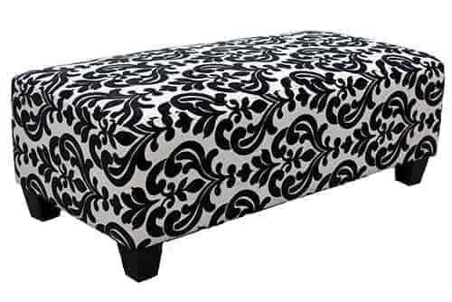 Storage ottoman - round ottoman - warwick fabric – square - rectangle ottoman – footstool - chaise ottoman