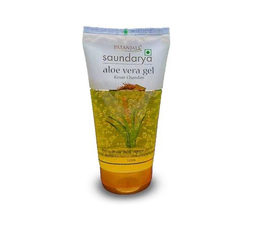 Saundarya Aloevera Gel Kesa Chanda - Patanjali Aloe Vera Gel Kesar Chandan